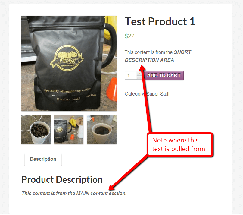 WooCommerce Product Page Example