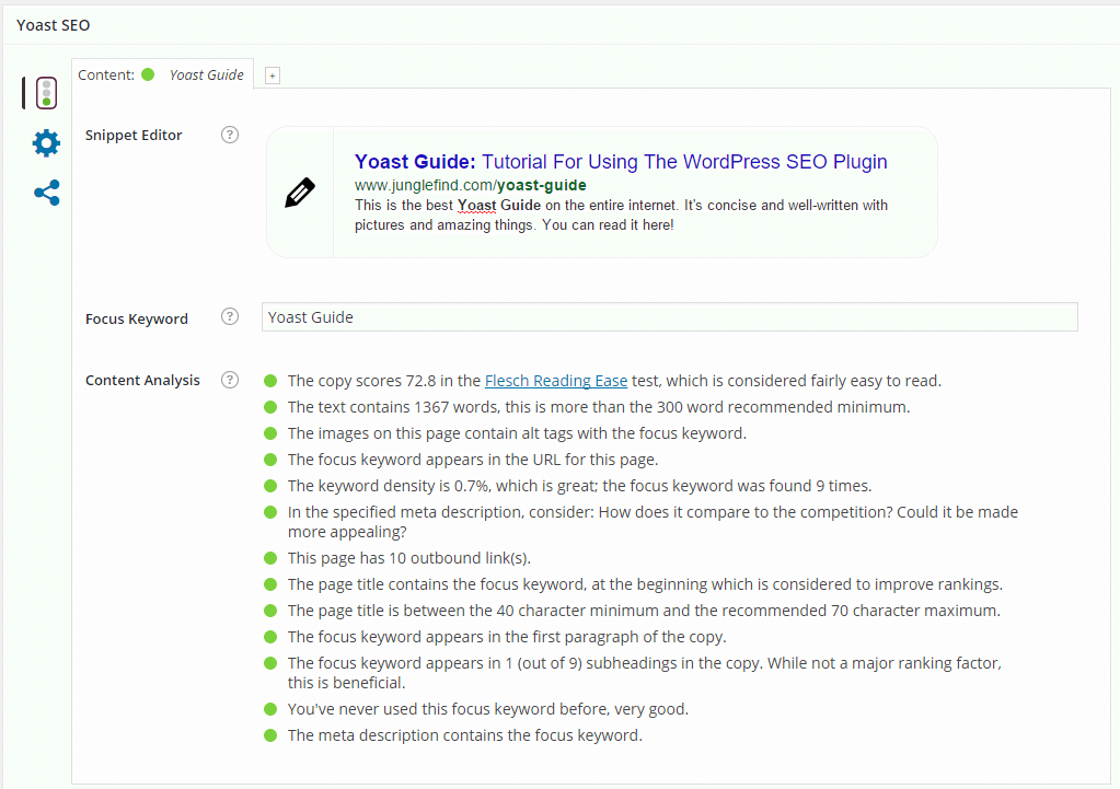 Yoast WordPress SEO Plugin Guide