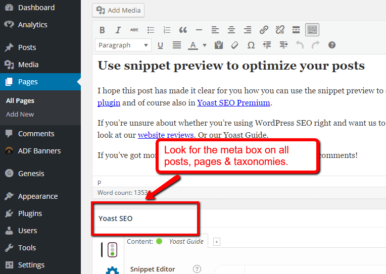 Meta Box for Yoast