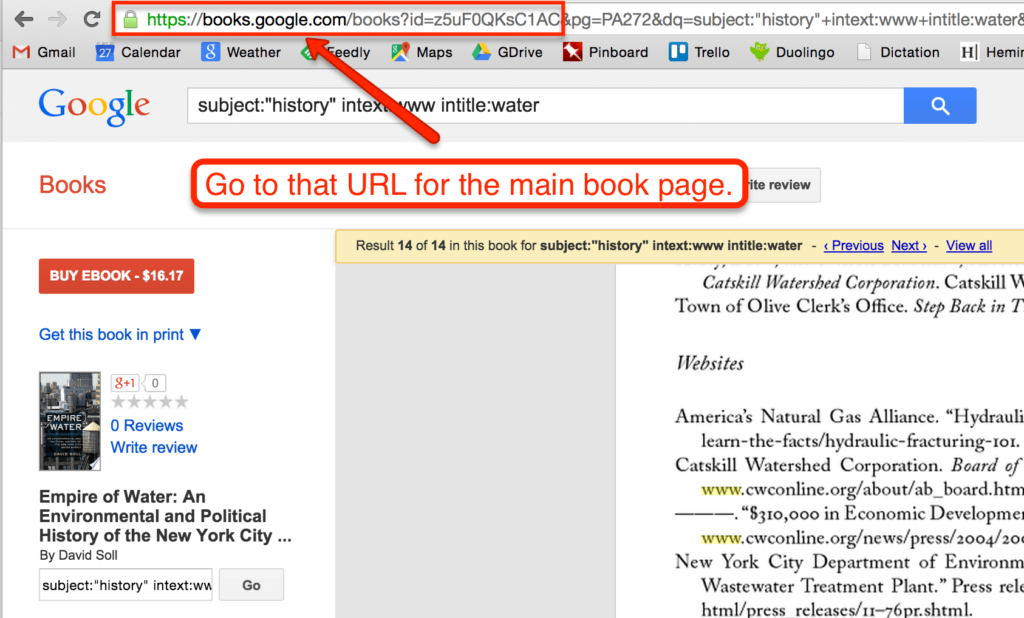 Google Books URL with ID