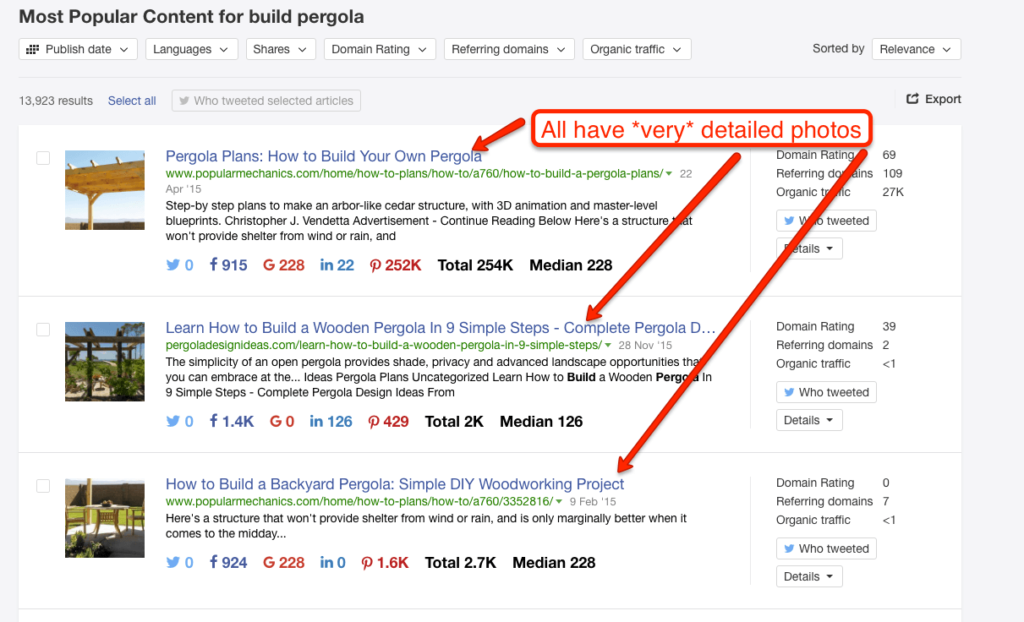 Content Explorer Commonalities