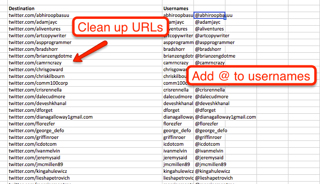 Clean Up Usernames