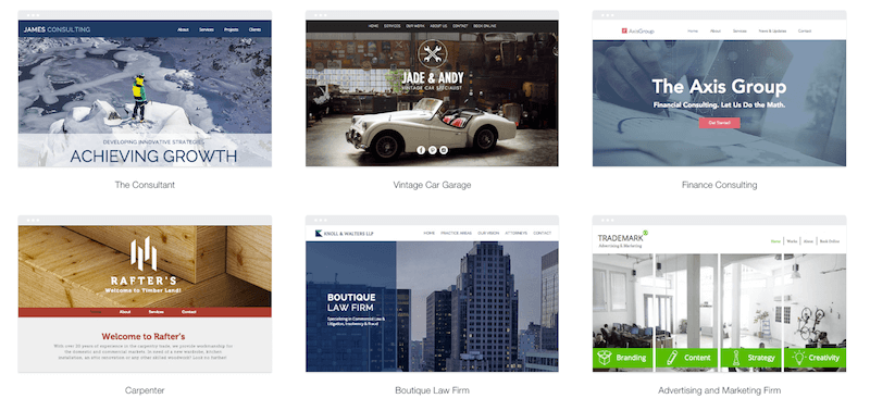 Wix Business Templates