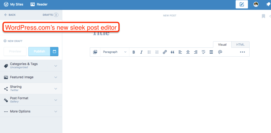 WordPress.com Editor