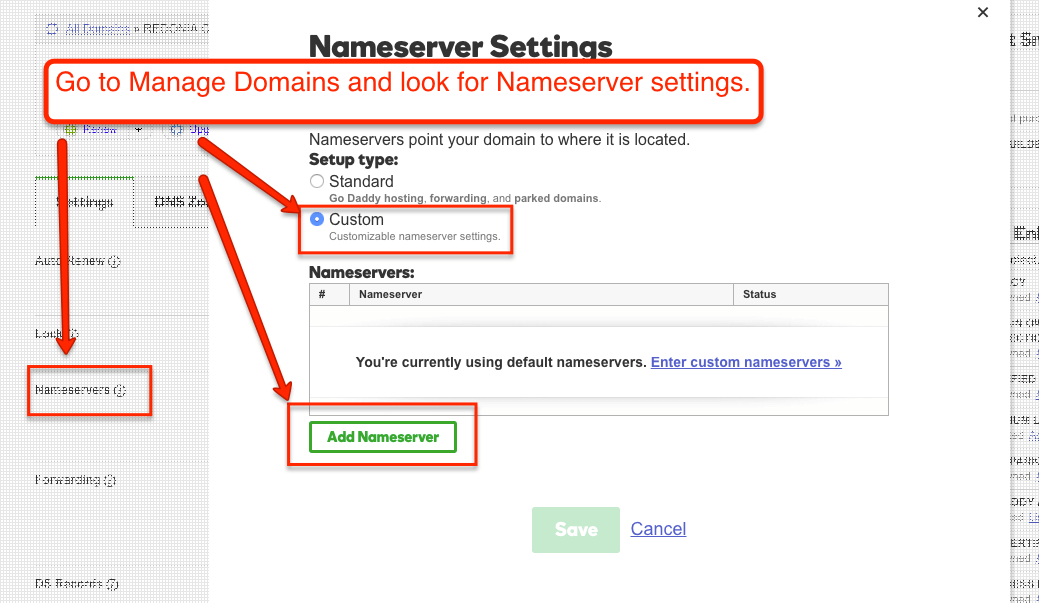 GoDaddy DNS Setup