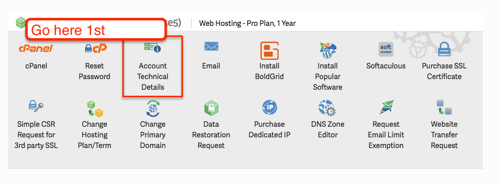 Hosting Technical Details