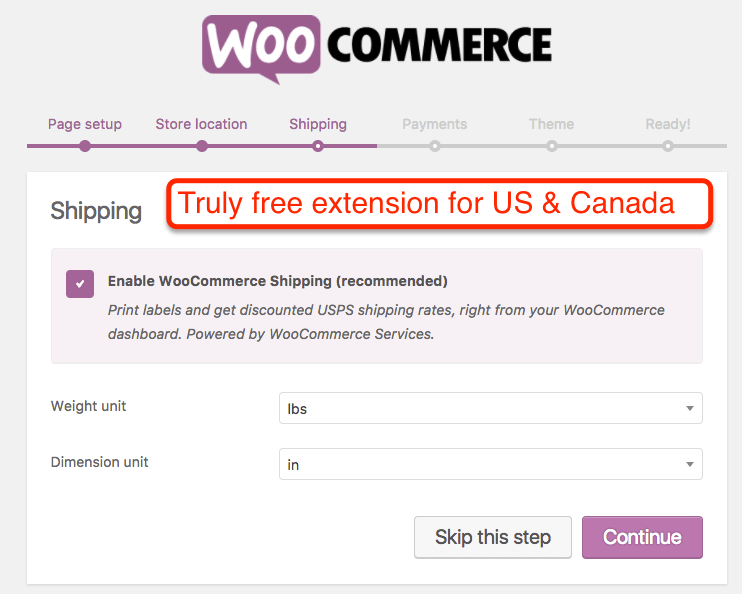 WooCommerce Shipping Setup