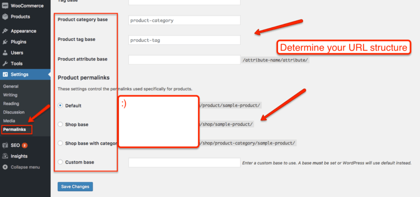 WooCommerce URL Settings