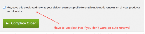 Name.com no auto renewal