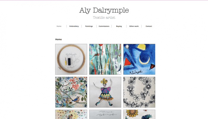 Aly Dalrymple artist website