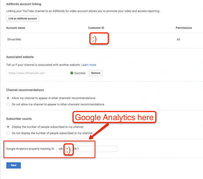 Google Analytics + YouTube