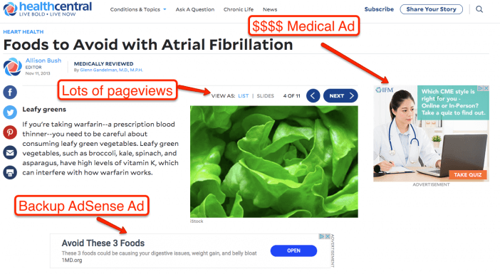 OutBrain Arbitrage Example