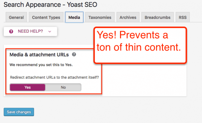 Yoast Search Appearance Media