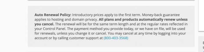 Domain.com Renewal Policy