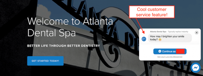 Atlanta Dental Spa Messenger
