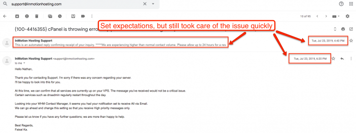 InMotion Hosting Review – Better Than Other Web Hosts? 8 InMotion Hosting Support Issue