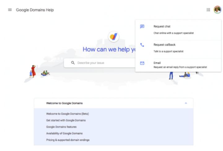 Google Domains Customer Support
