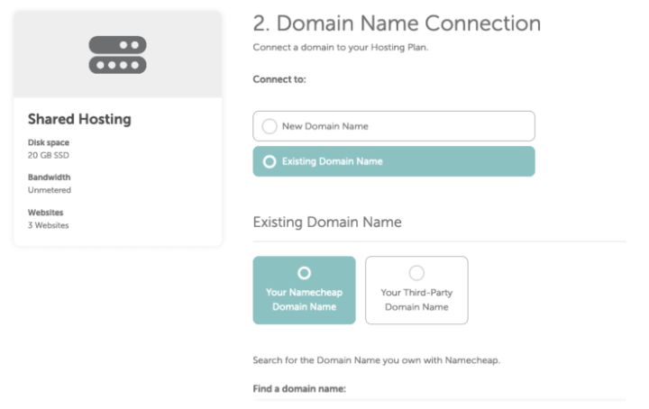 Namecheap Domain Connection