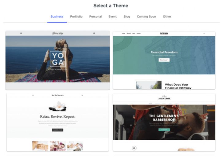 Weebly Themes